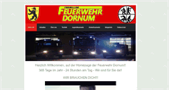 Desktop Screenshot of feuerwehr-dornum.de